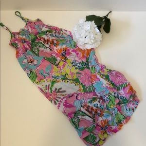Lilly Pulitzer Girls Nosey Posey smoked Maxi S